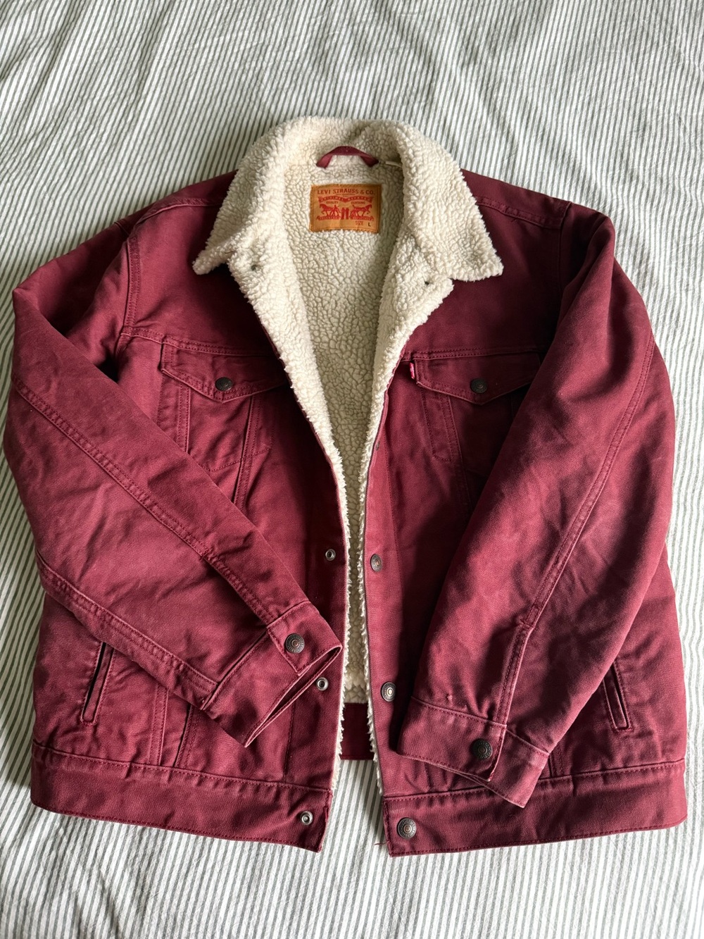 Levi's Men's Type III Sherpa Trucker Jacket Size L